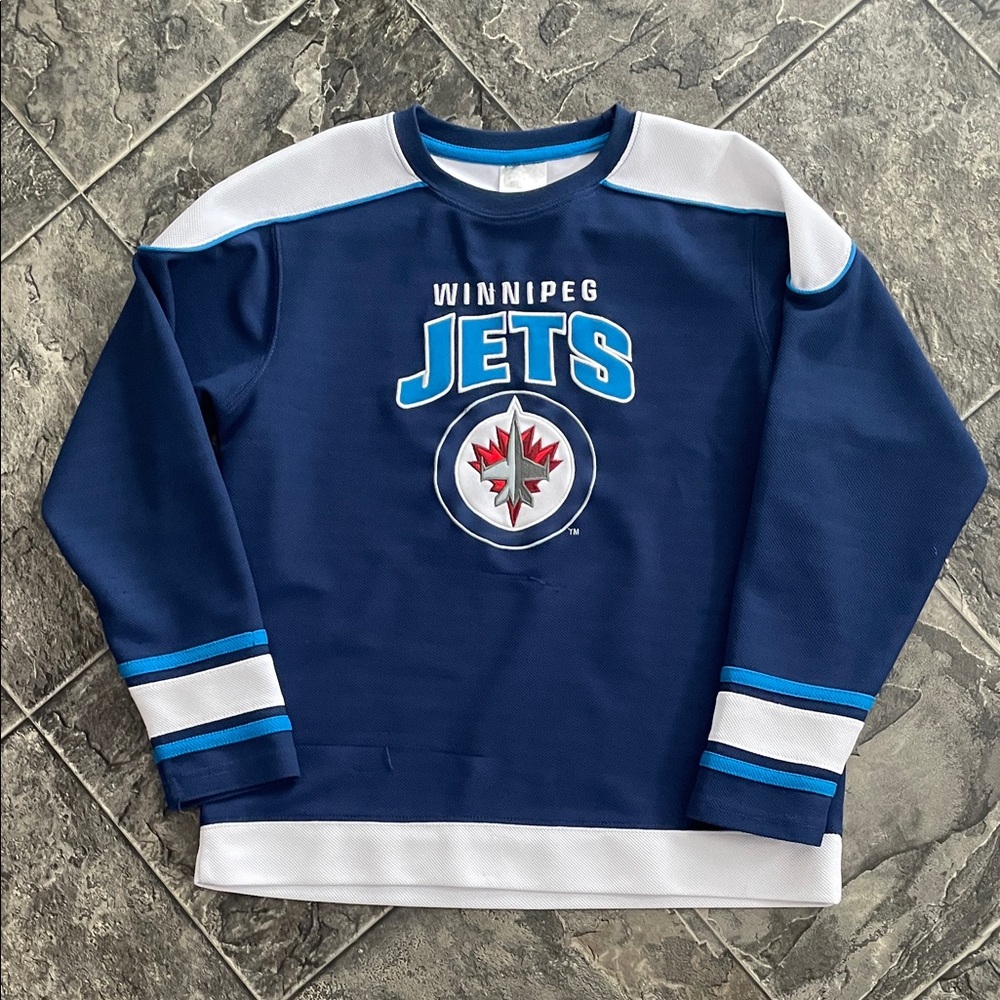 Authentic NHL WINNIPEG JETS Youth Jersey Sports Fan Game-Day Athletics Canada